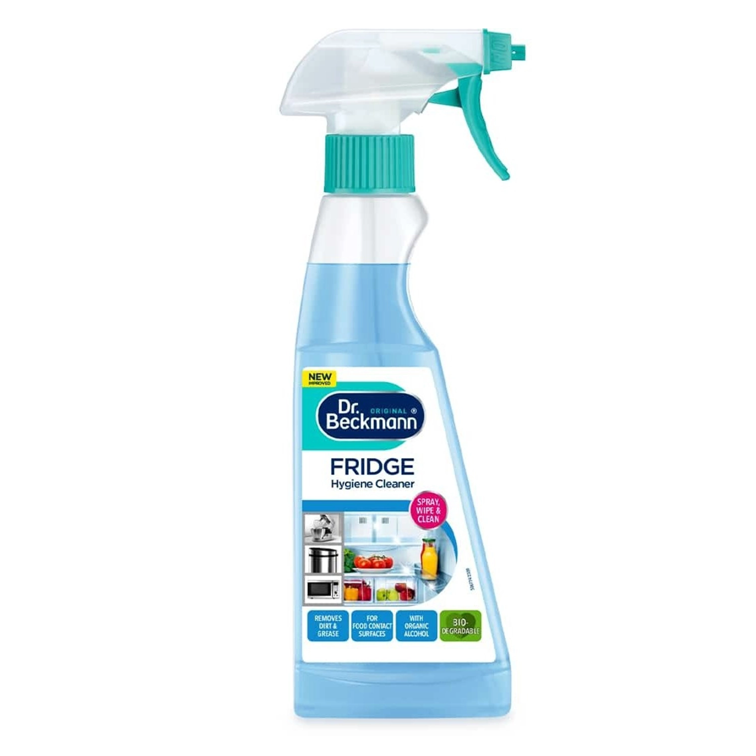 اسپری تمیزکننده و ضدباکتری یخچال دکتر بکمن